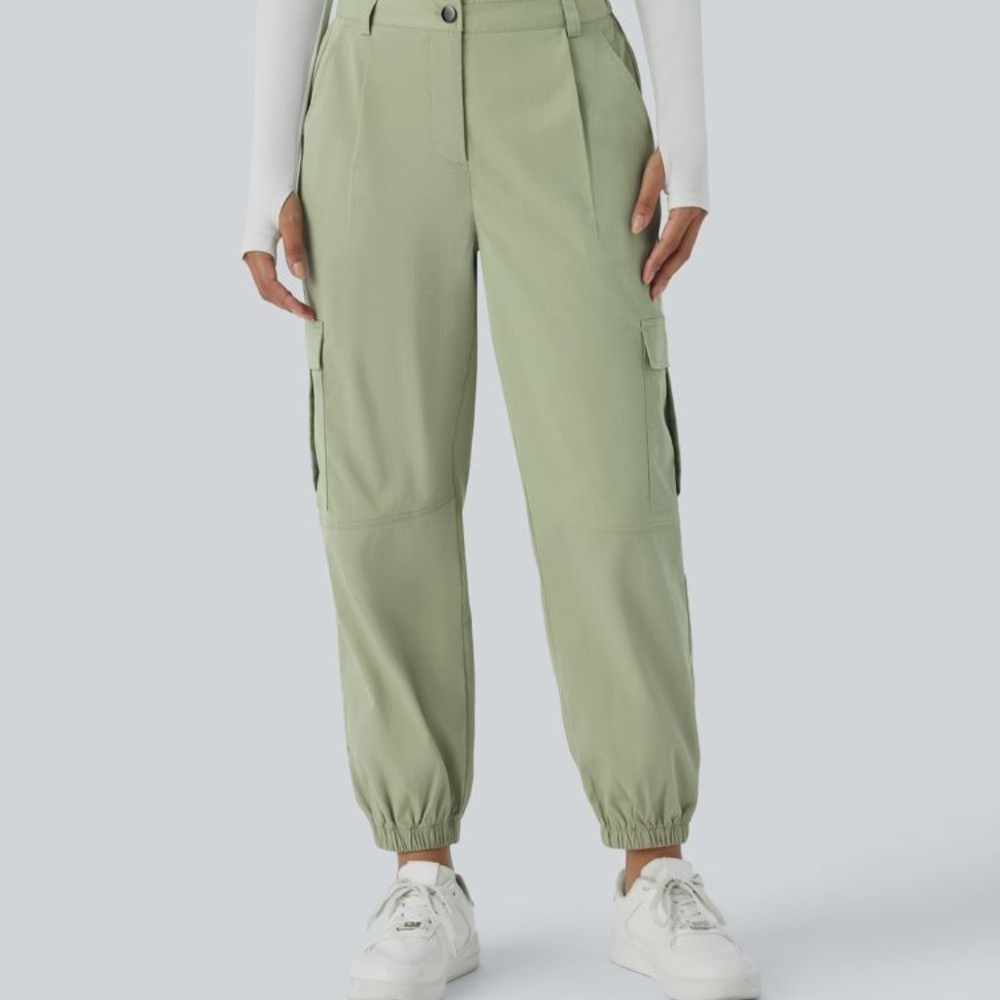HALARA Sage Green Cargo Joggers